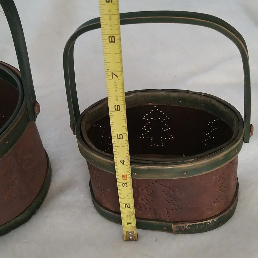 Christmas Tree Bundle of 2 Small Baskets